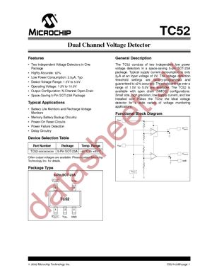 TC52N3027ECTTR datasheet  