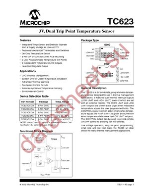 TC623CCPA datasheet  