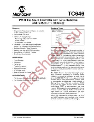 TC646EUA713 datasheet  