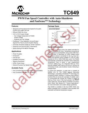 TC649VUATR datasheet  