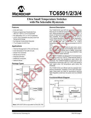 TC6501P095VCTTR datasheet  