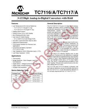 TC7116CLW713 datasheet  