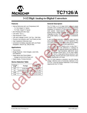 TC7126CKW datasheet  