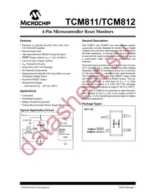 TCM812MERCTR datasheet  