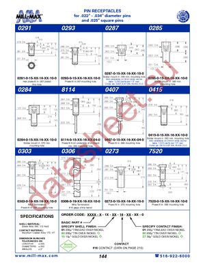 0303-0-19-15-16-27-10-0 datasheet  