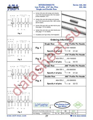 464-10-272-00-580000 datasheet  