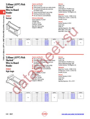 35362-0750 datasheet  