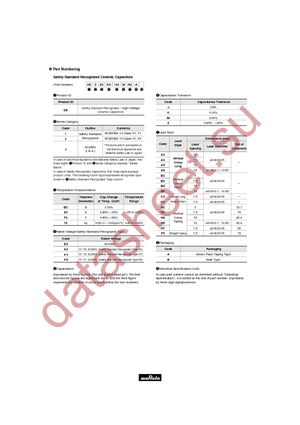 DE1E3KX222MEDBA01 datasheet  