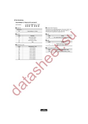 LFB432G45SN1-629 datasheet  
