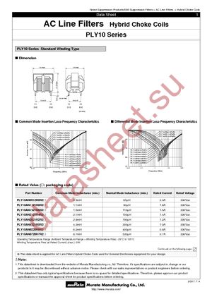 PLY10AN1421R4D3B datasheet  