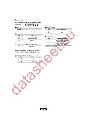 PTDCA1BF120M210 datasheet  