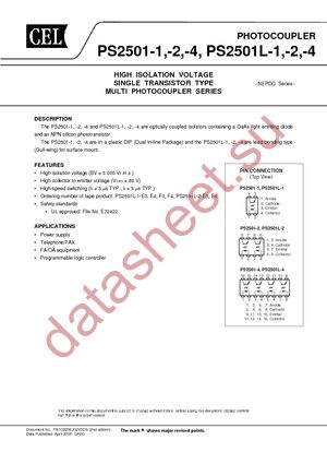 PS2501L-1-E3-H-A datasheet  