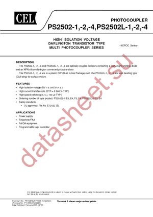 PS2502-1-K datasheet  