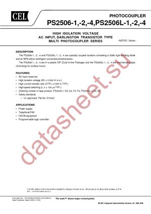 PS2506-1-A datasheet  