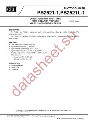 PS2521L-1-E3-A datasheet  