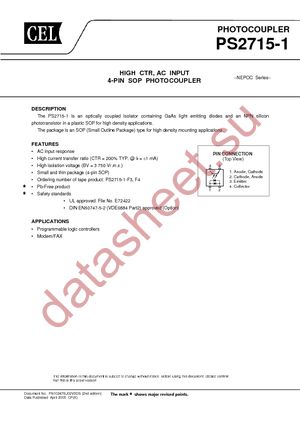 PS2715-1-F3-A datasheet  