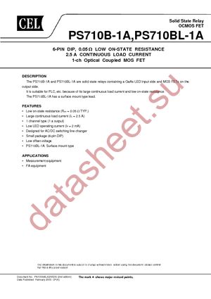 PS710B-1A-A datasheet  