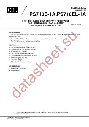 PS710E-1A-A datasheet  
