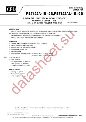 PS7122AL-1B-E3-A datasheet  