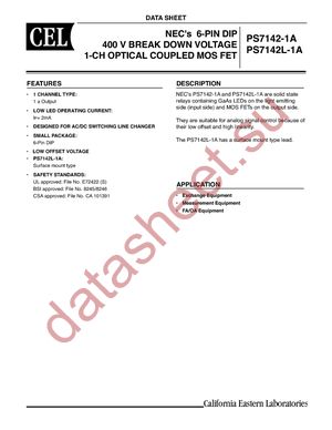 PS7142-1A-A datasheet  