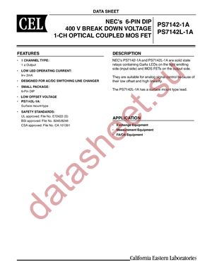 PS7142L-1A-E3-A datasheet  