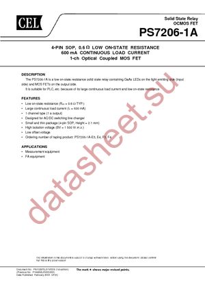 PS7206-1A-A datasheet  