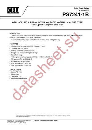 PS7241-1B-F3-A datasheet  