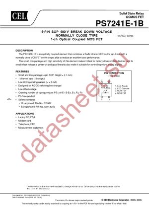 PS7241E-1B-F3-A datasheet  