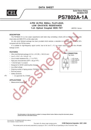 PS7802A-1A-A datasheet  
