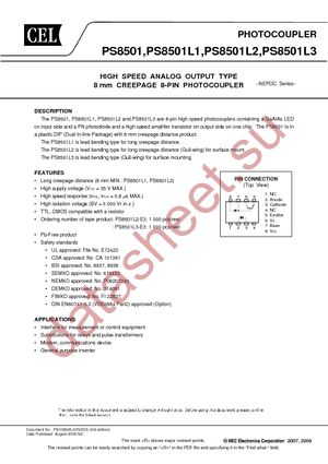 PS8501-AX datasheet  