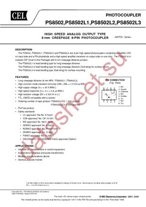 PS8502L3-F3-AX datasheet  