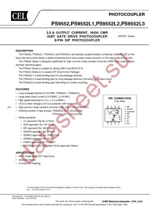 PS9552L3-AX datasheet  