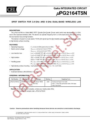 UPG2164T5N-A datasheet  