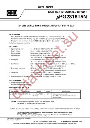 UPG2318T5N-A datasheet  