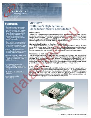 MOD5272-100-NOPB datasheet  