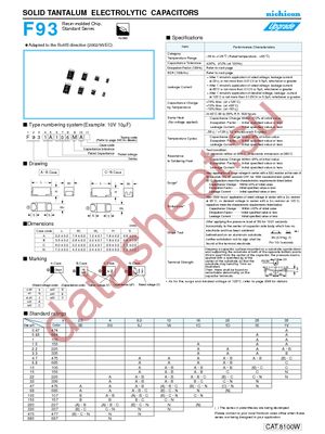 F931A226KBA datasheet  