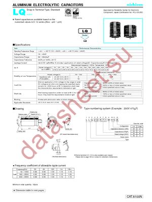 LLQ2G181MESB datasheet  