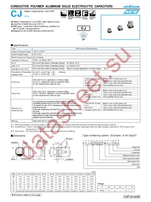 PCJ0E821MCL1GS datasheet  