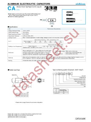 UCA2G470MHD datasheet  