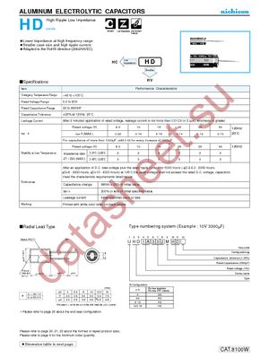 UHD1V101MPD datasheet  