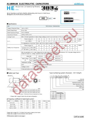 UHE1A471MPD datasheet  