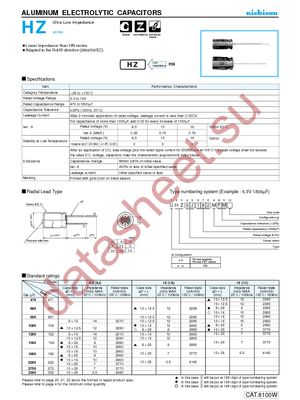 UHZ0J152MPM6 datasheet  