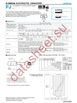 UPJ0J392MHD datasheet  