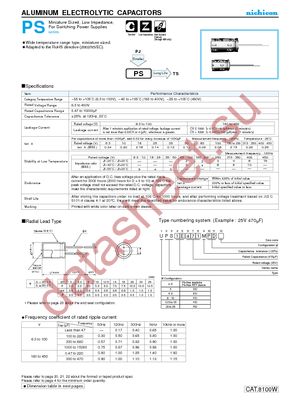 UPS1A153MHD datasheet  