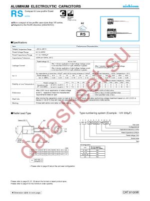 URS1H220MDA datasheet  