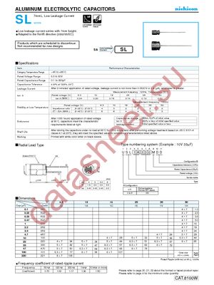 USL1A101MCA datasheet  