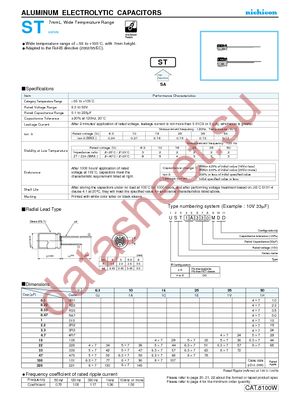 UST1E100MDD datasheet  