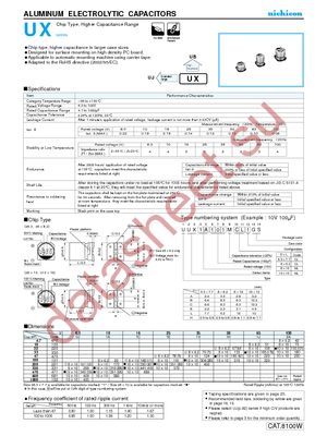 UUX1A221MNR1GS datasheet  