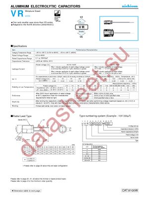 UVR0J101MDD datasheet  