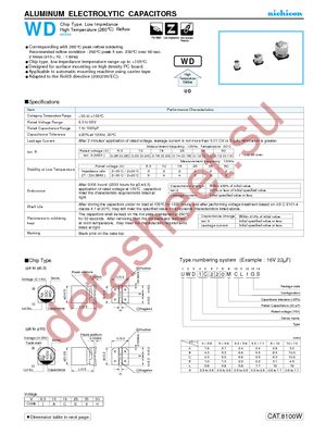 UWD1C330MCL1GS datasheet  